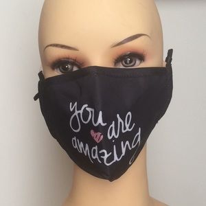 Face Mask & Hair Tie "You are Amazing"
